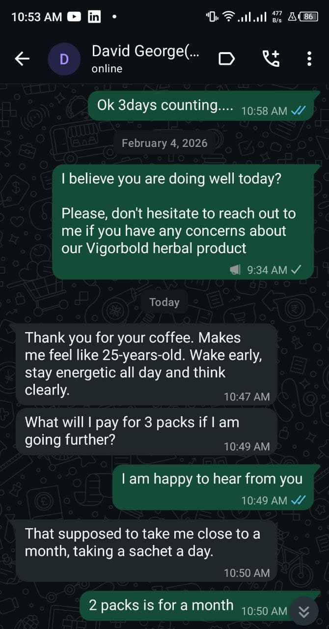 Customer testimonial